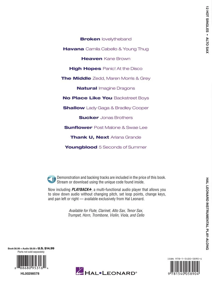 12 Hot Singles, Alto Saxophone - Image 5