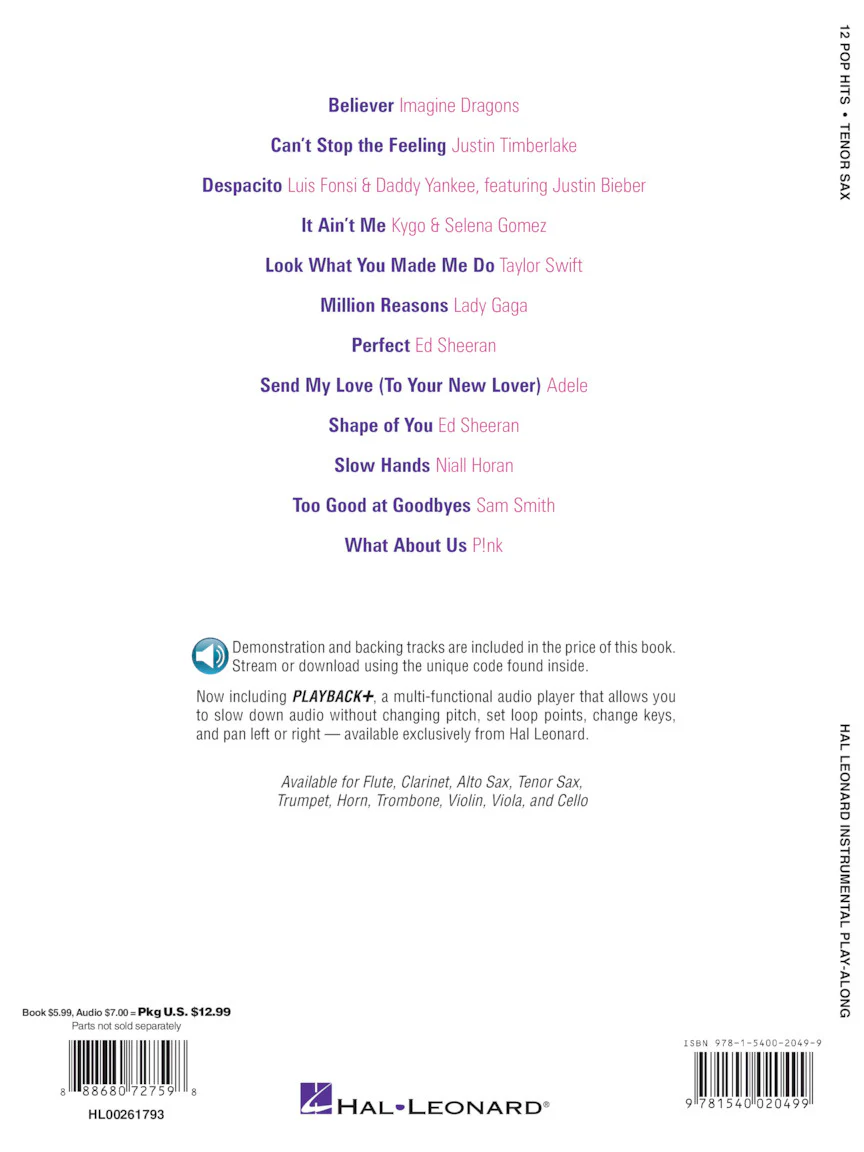 12 Pop Hits, Sax ténor - Image 4