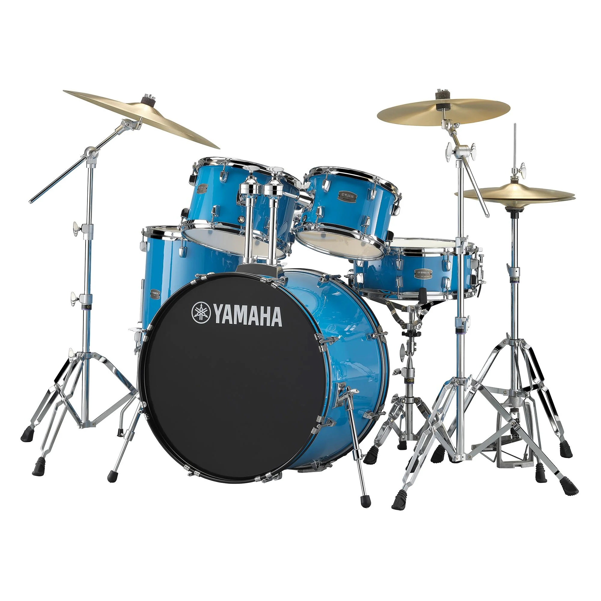 Yamaha Rydeen Drum Set (10", 12", 16", Snare Drum, 22") with Hardware, Cymbals and Drum Stool - Image 11