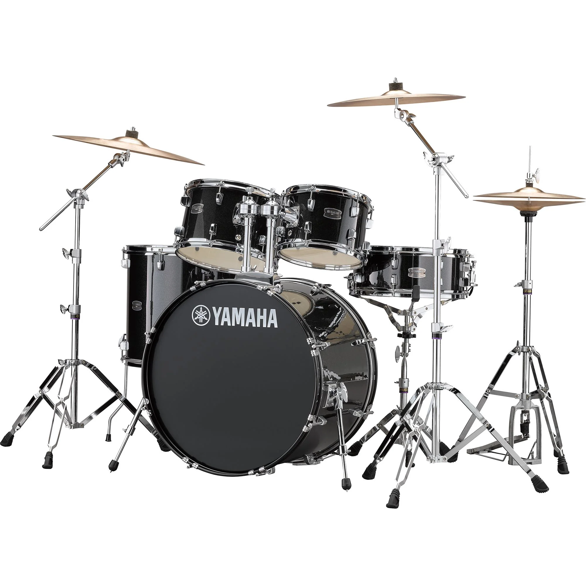 Yamaha Rydeen Drum Set (10", 12", 16", Snare Drum, 22") with Hardware, Cymbals and Drum Stool - Image 15
