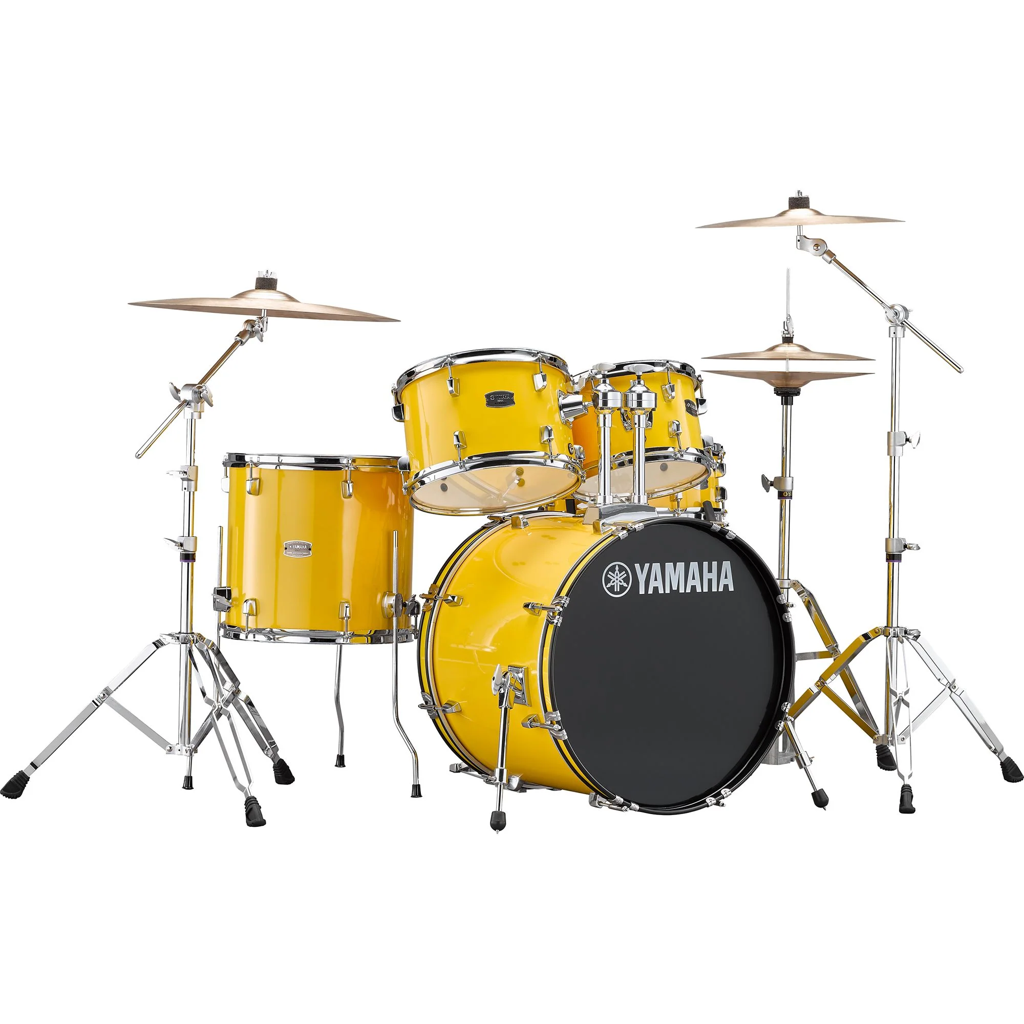 Yamaha Rydeen Drum Kit (10", 12", 14", Snare Drum, 20") with Hardware, Cymbals and Drum Stool - Image 7