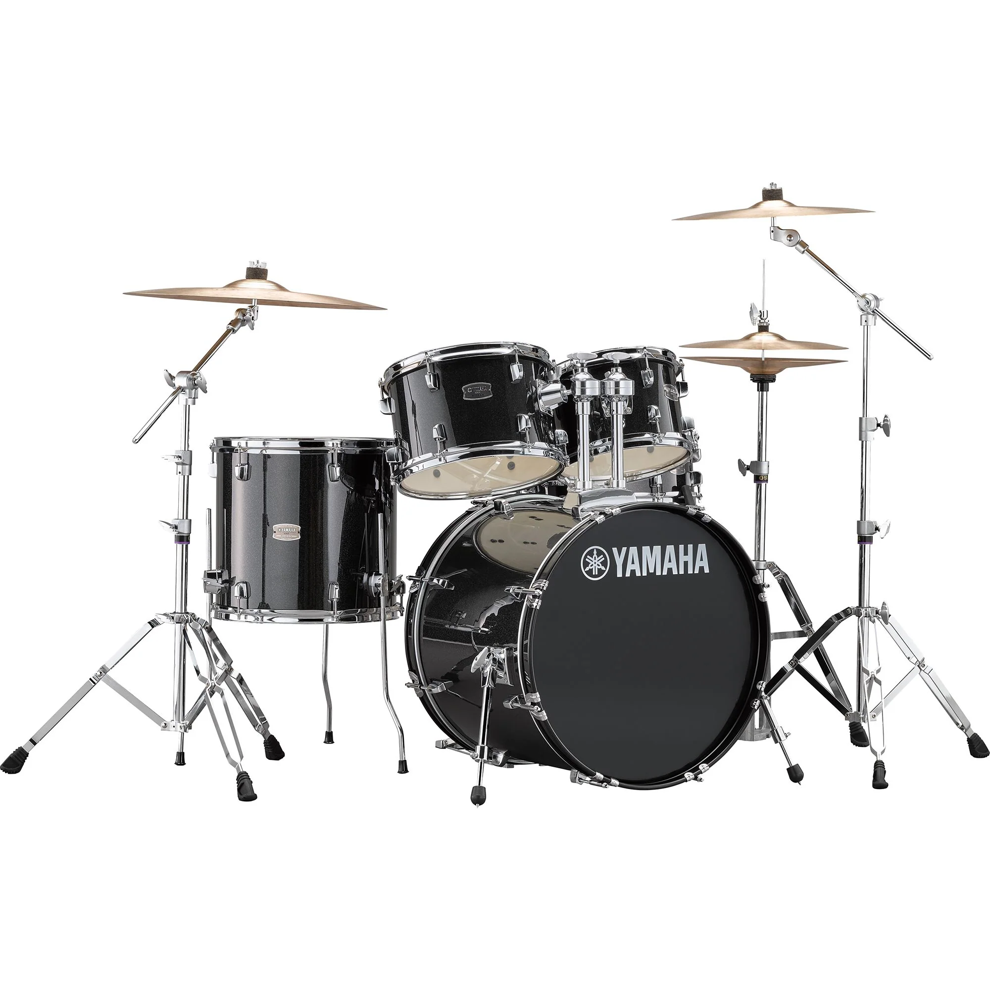 Yamaha Rydeen Drum Kit (10", 12", 14", Snare Drum, 20") with Hardware, Cymbals and Drum Stool - Image 9