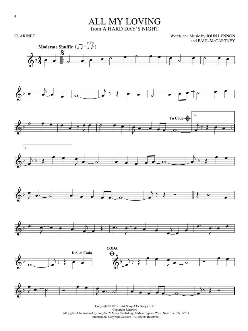 Big Book of Clarinet Songs - Image 4