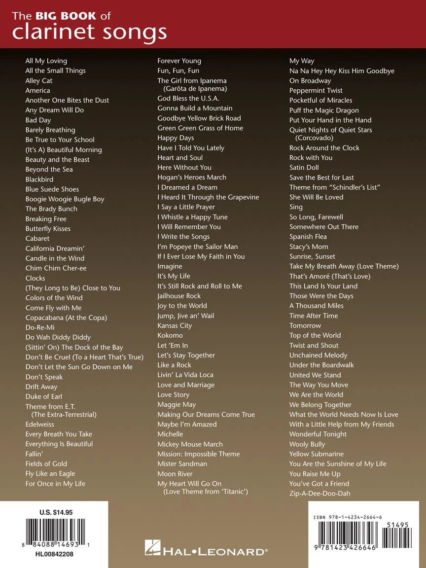 Big Book of Clarinet Songs - Image 7