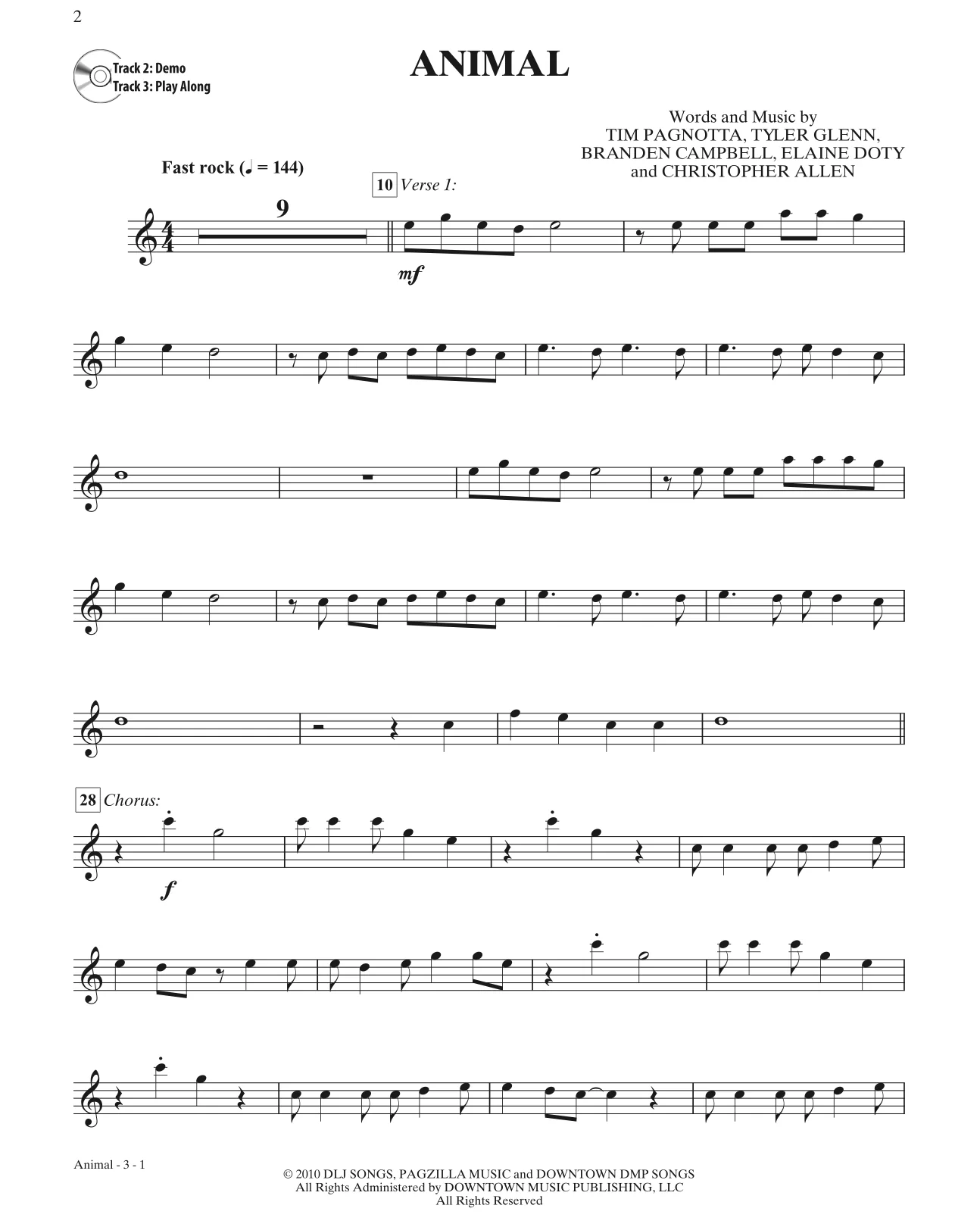 Pop & Rock Hits Instrumental Solos, Alto Saxophone - Image 3