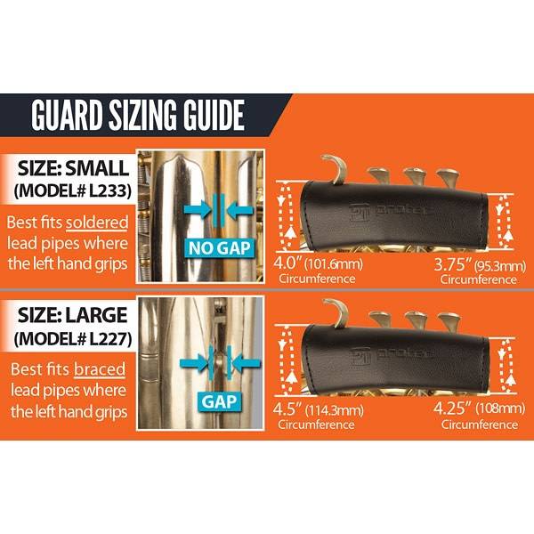 Protec French Horn Leather Hand Guard (Large) - Image 5